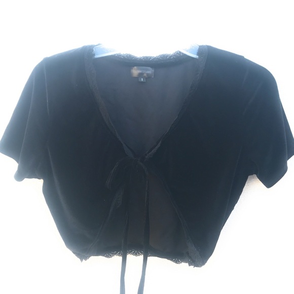 Eastnwestlabel Jackets & Blazers - Eastnwestlabel Velvet Wrap Jacket